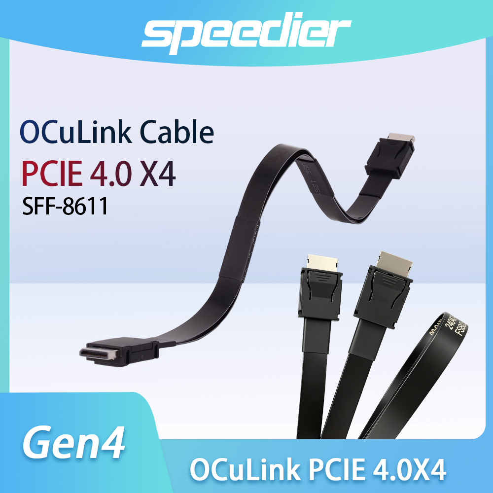 External Gpu Dock Pcie 4.0 Oculink - ADT-Link OCuLink SFF-8611 สายเคเบิลความเร็วสูง PCIe 4.0x4