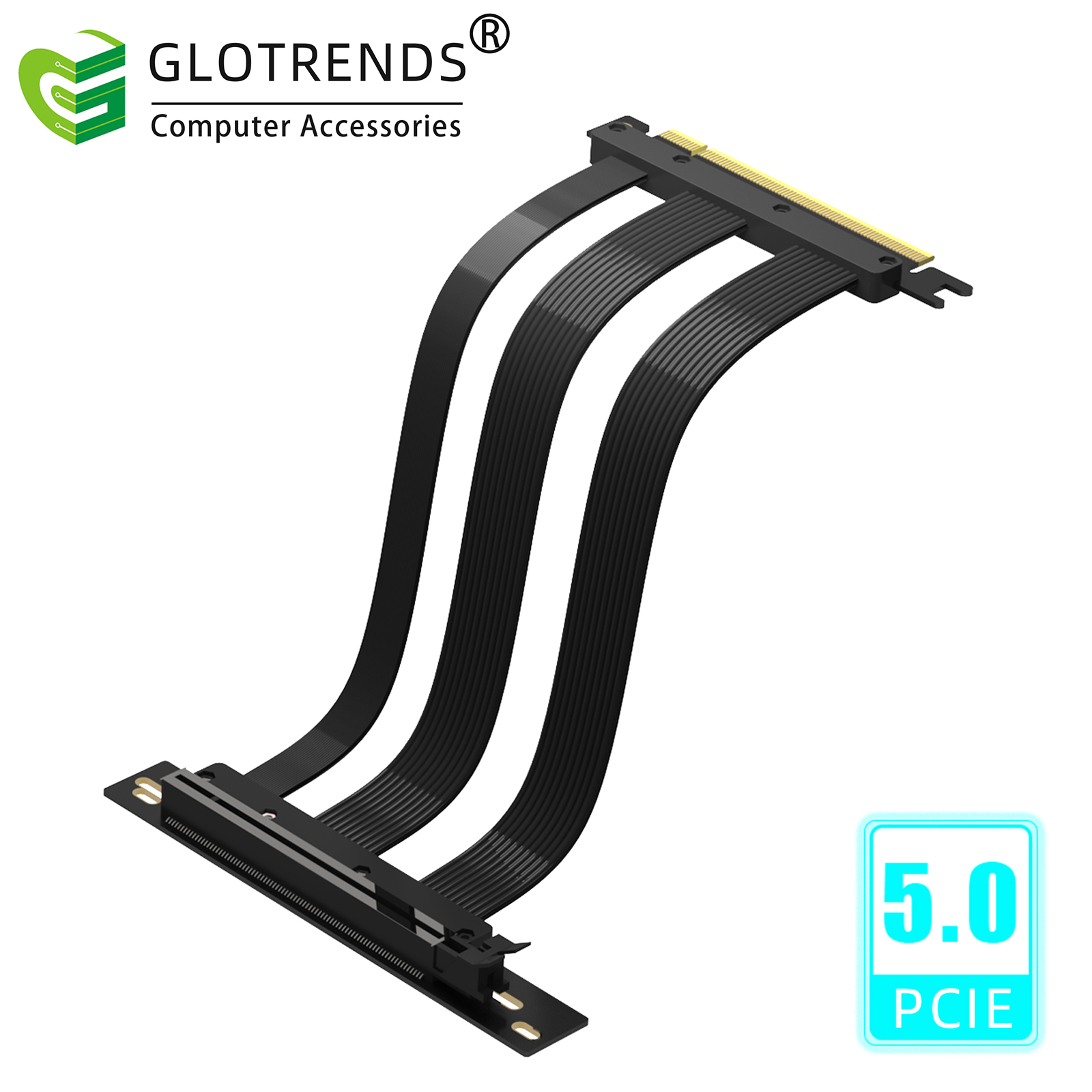 Pcie 4.0 X16 Riser Cable 90 Degree - สายรีไรเซอร์ PCIE 5.0 รองรับการใช้งานกับ GPU PCIe
