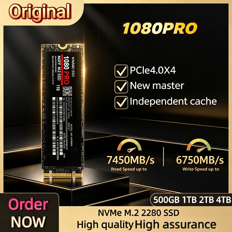 M.2 Nvme 4Tb Pcie 4.0 Ssd - 1080PRO ของแท้ 100% พร้อมตัวเลือกความจุ 1TB, 2TB
