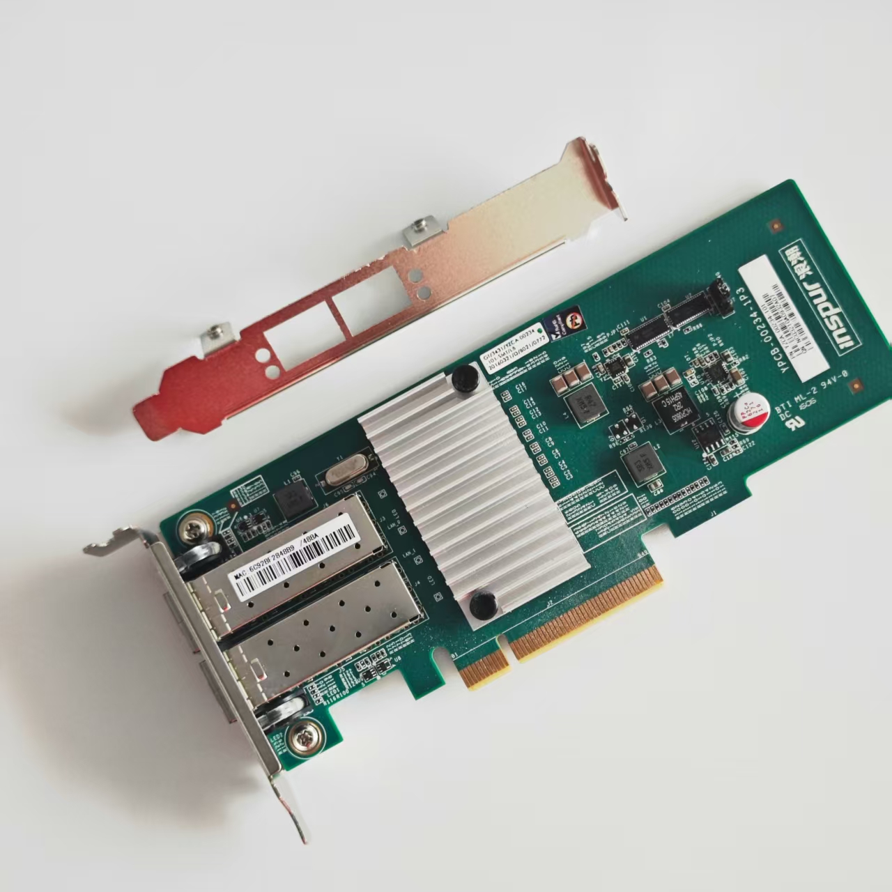 10Gb Sfp+ Pcie Network Card Dual Port - การ์ดเครือข่าย 10Gb SFP+ PCI-E NIC พร้อมชิป