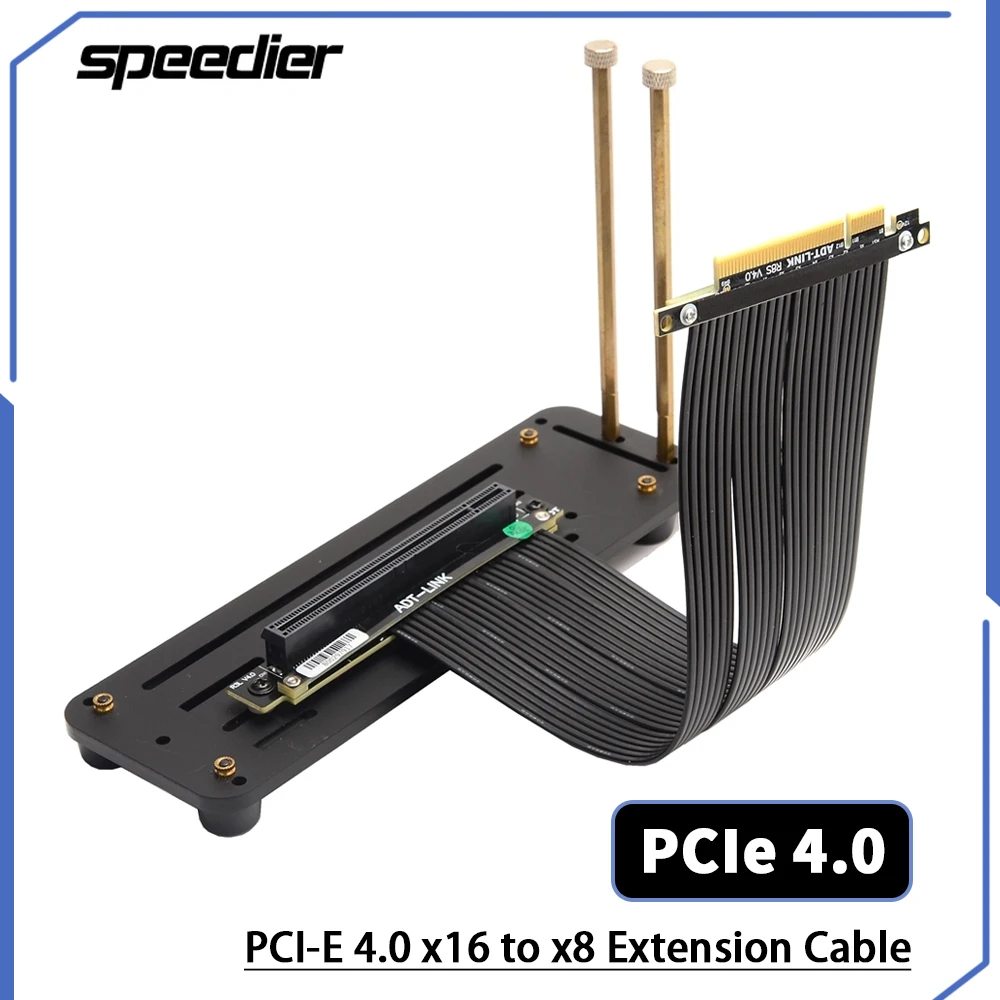 Pcie 4.0 X16 Riser Cable 90 Degree - Riser PCI Express 4.0 X8 ถึง