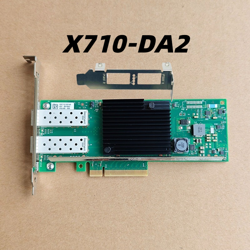 10Gb Sfp+ Pcie Network Card Dual Port - X710-DA2 การ์ดเครือข่ายเซิร์ฟเวอร์แบบพอร์ตคู่ 10Gb SFP+ PCIe 3.0