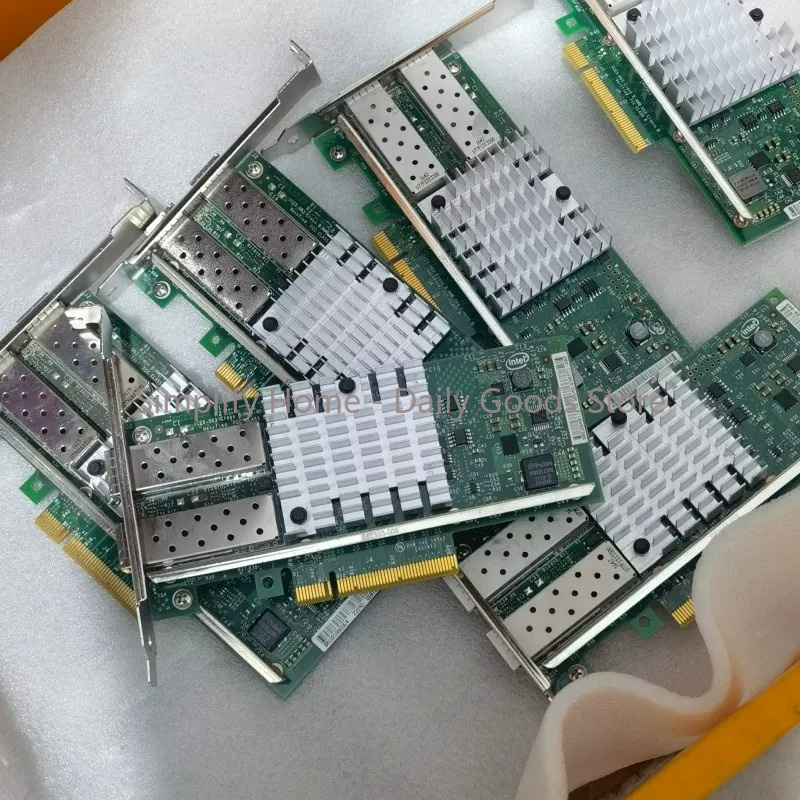 10Gb Sfp+ Pcie Network Card Dual Port - การ์ดเครือข่ายไฟเบอร์ X520-SR2 10G รุ่น JL82599ES พอร์ตเดี่ยว/คู่