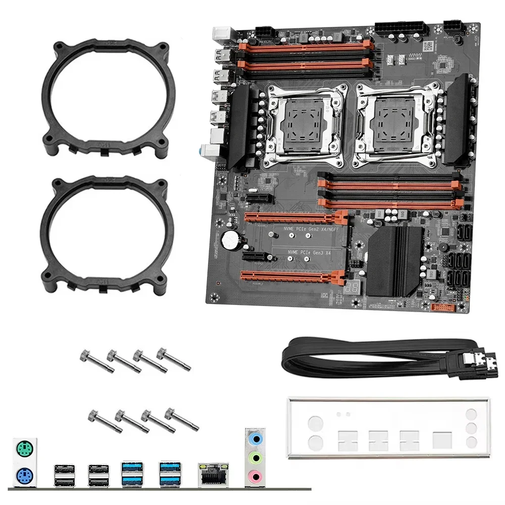 X99 Dual Cpu Motherboard Combo - X99 ซีพียูคู่ SOYO ชุดเมนบอร์ดสำหรับเล่นเกมอินเทลซีพียู E5 2650