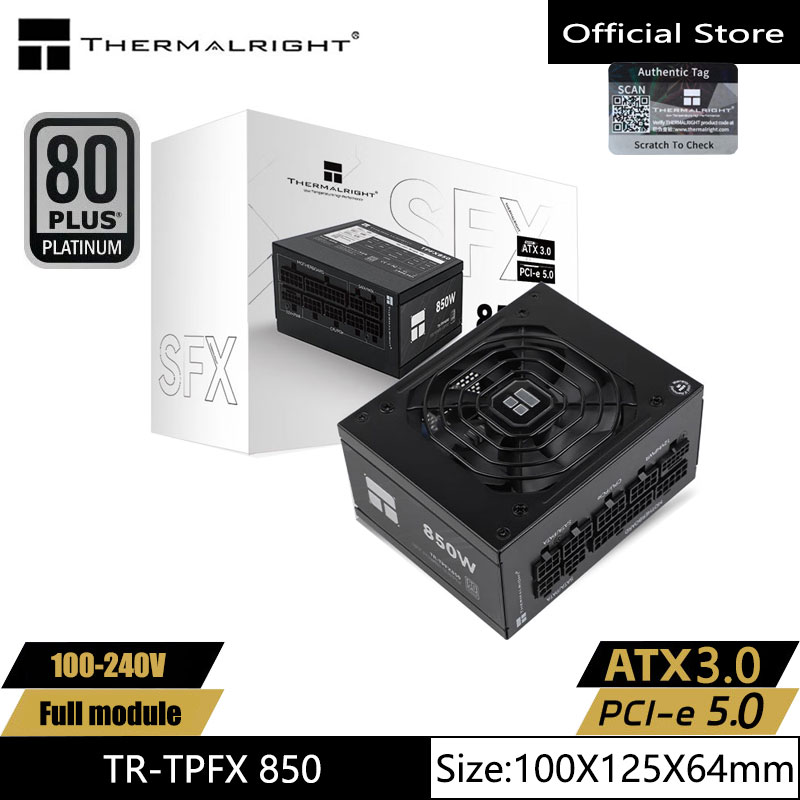 Sfx Power Supply 850W Gold - Thermalright TR-TPFX850 คอมพิวเตอร์แหล่งจ่ายไฟ,SFX Platinum เหรียญโมดูลเต็มรูปแบบ, สนับสนุน