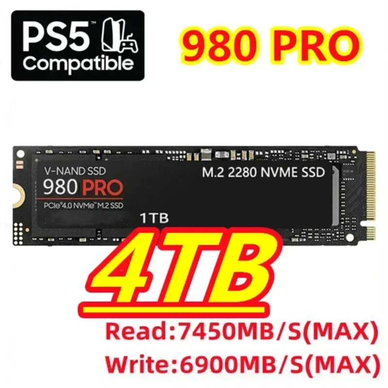 M.2 Nvme 4Tb Pcie 4.0 Ssd - SSD 980 Pro ใหม่เอี่ยม 1TB 2TB