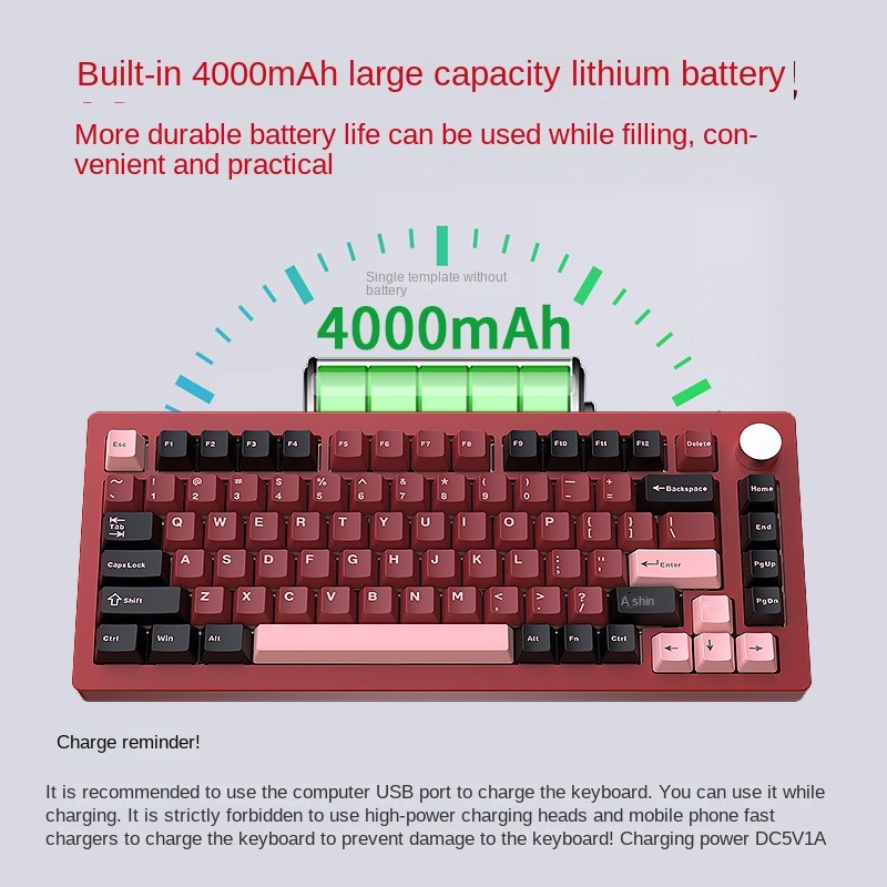 ชุดคีย์บอร์ดกลไก HJSDZHI AL75V - Mechanical Keyboard Barebone Aluminum Gasket 75 บทวิจารณ์และราคา