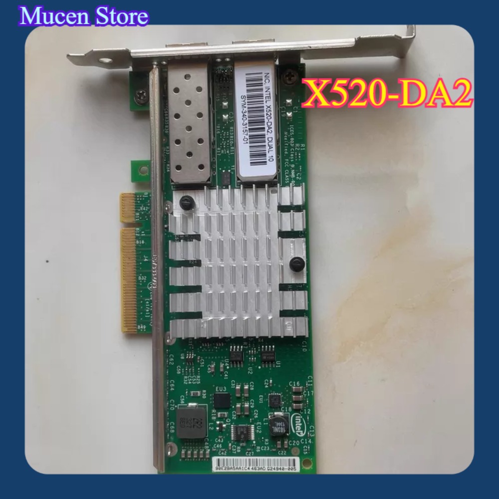 X520-DA2 การ์ดเครือข่าย 10Gb S - 10Gb Sfp+ Pcie Network Card Dual Port บทวิจารณ์และราคา