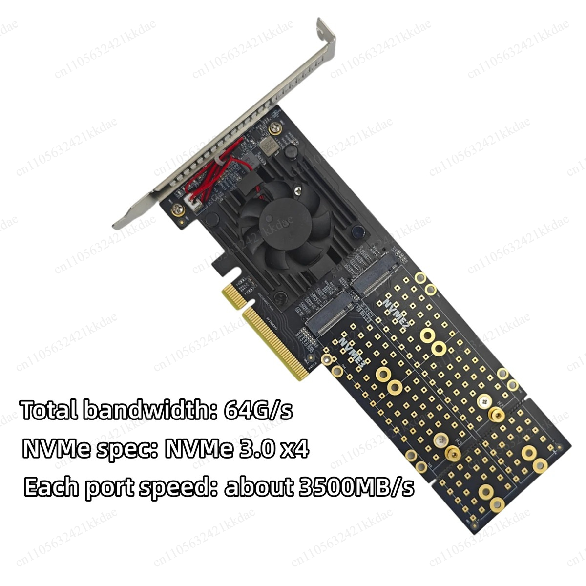 ไม่ต้องใช้ PCIe Bifurcation PE - Quad M.2 Nvme Pcie Bifurcation Card บทวิจารณ์และราคา