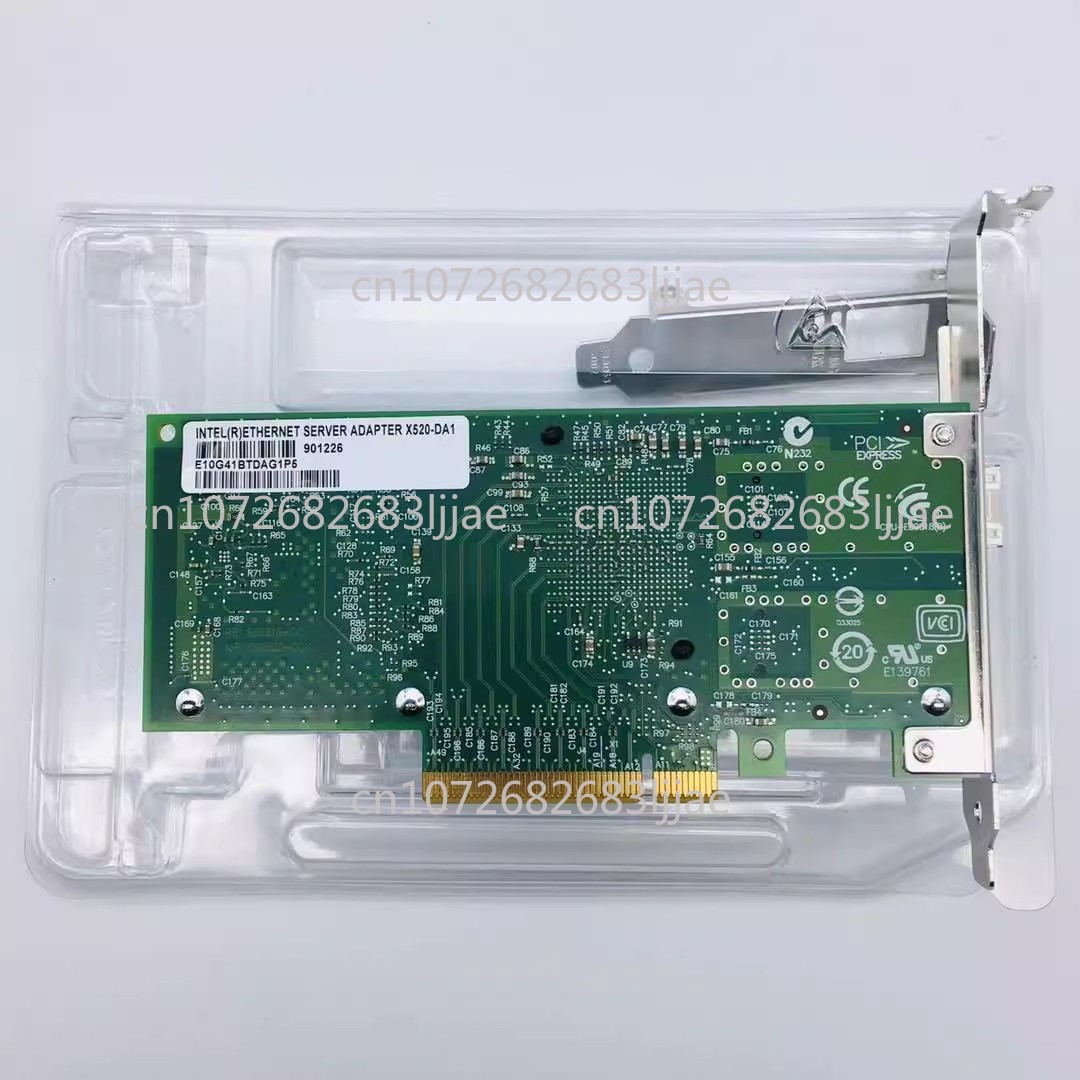 สำหรับอินเทล X520-DA1 10Gb SFP - 10Gb Sfp+ Pcie Network Card Dual Port บทวิจารณ์และราคา