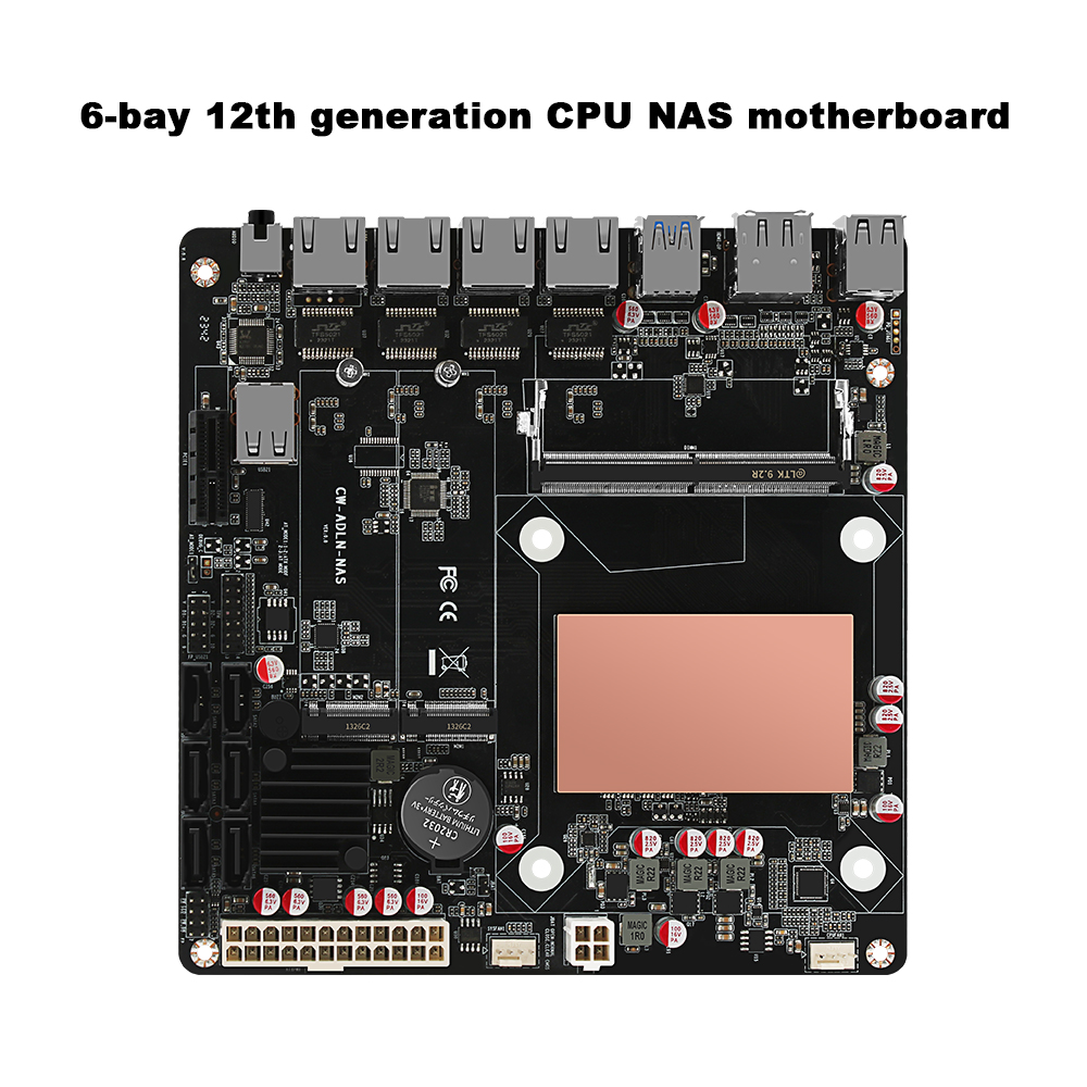 เมนบอร์ด N100/N150 6 ช่องใส่ฮา - Nas Motherboard N100 6 Sata บทวิจารณ์และราคา