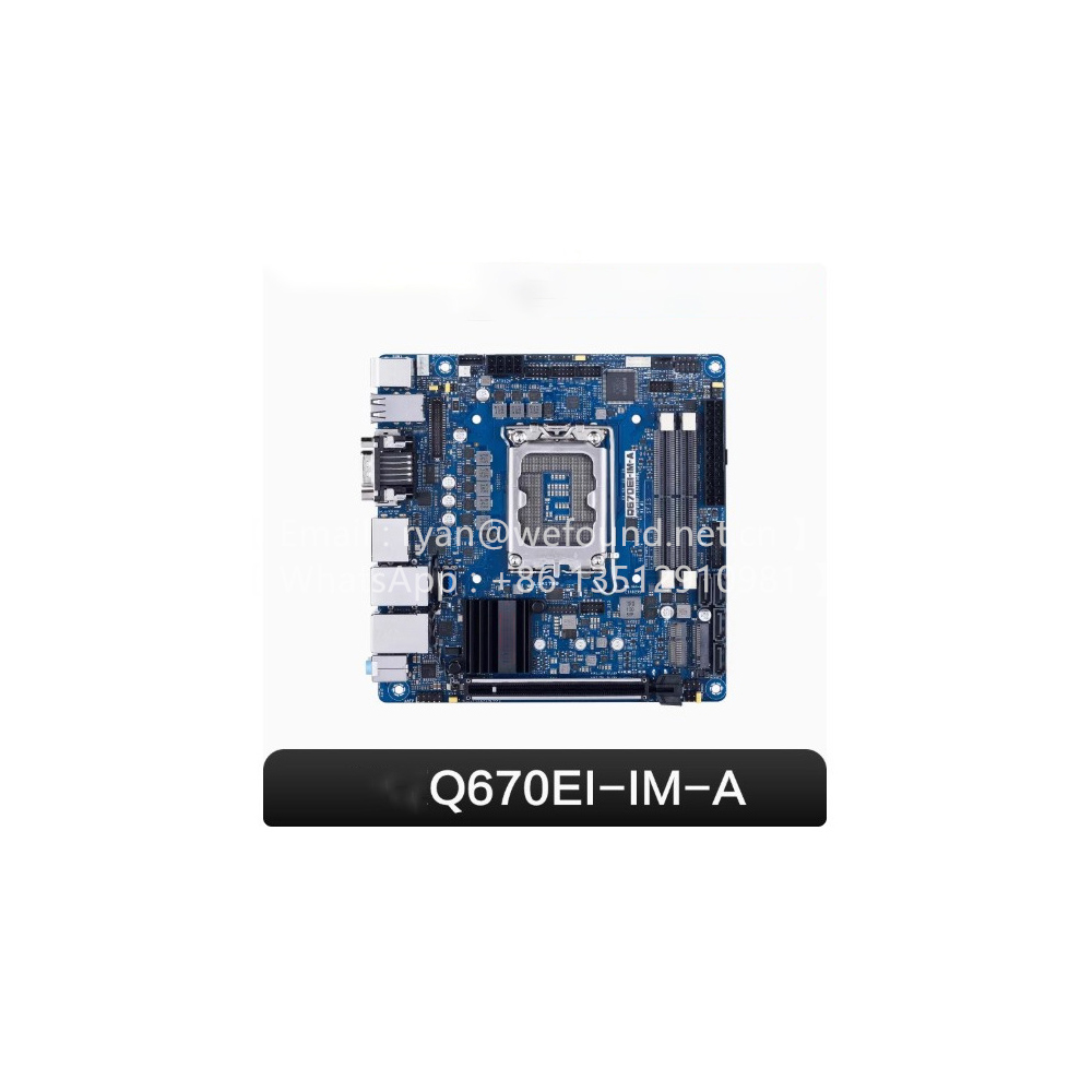 Q670EI-IM-A เมนบอร์ด mini-ITX  - Lga 1700 Ddr5 Itx Motherboard บทวิจารณ์และราคา