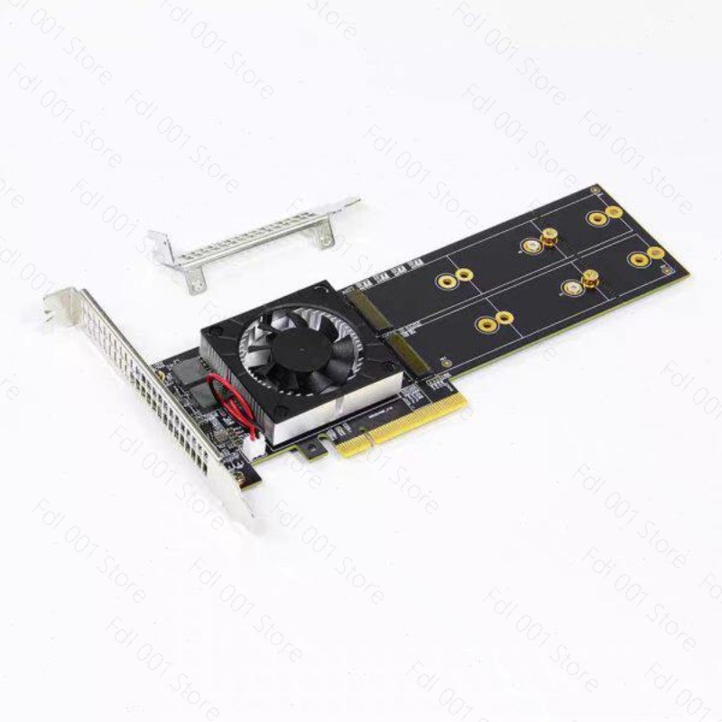 ไม่ต้องใช้ PCIe Bifurcation PE - Quad M.2 Nvme Pcie Bifurcation Card บทวิจารณ์และราคา