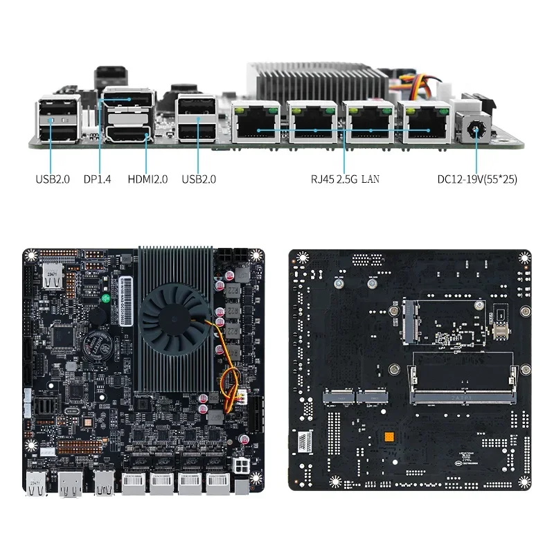 เมนบอร์ด N100 Nas รองรับ 2xm.2 - Nas Motherboard N100 6 Sata บทวิจารณ์และราคา