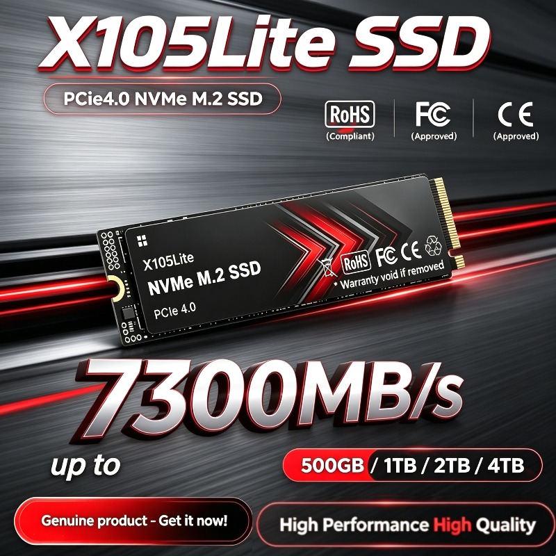 X105Lite 500GB-4TB M.2 PCIe 4. - M.2 Nvme 4Tb Pcie 4.0 Ssd บทวิจารณ์และราคา