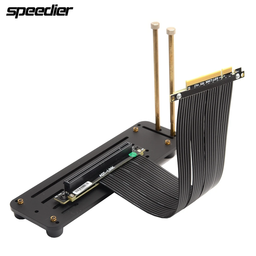 Riser PCI Express 4.0 X8 ถึง X - Pcie 4.0 X16 Riser Cable 90 Degree บทวิจารณ์และราคา