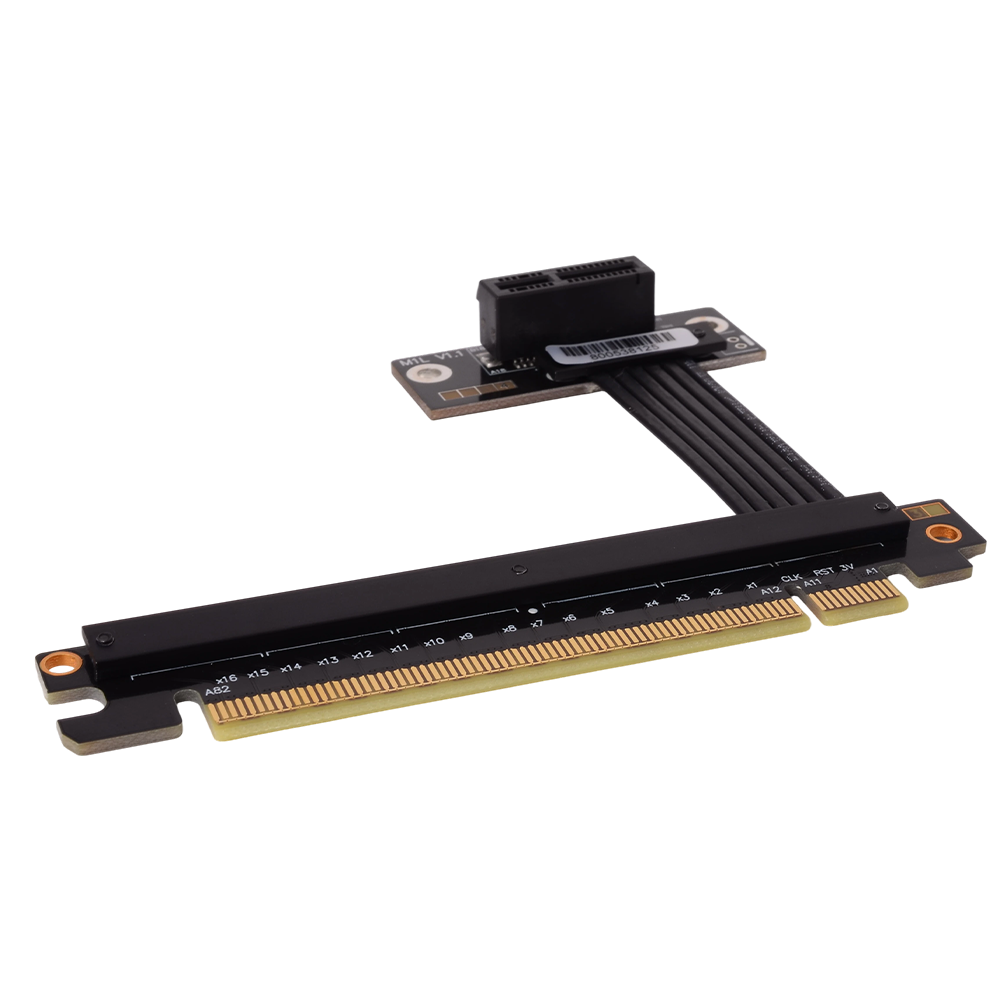 สายต่อขยาย PCIe 4.0 X16 เป็น X - Pcie 4.0 X16 Riser Cable 90 Degree บทวิจารณ์และราคา