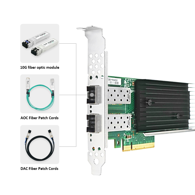 LR-LINK 1010PF-2SFP+ PCIe x8 D - 10Gb Sfp+ Pcie Network Card Dual Port บทวิจารณ์และราคา