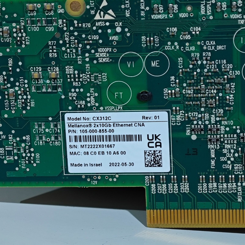 การ์ดเครือข่าย CX312C 10GB SFP - 10Gb Sfp+ Pcie Network Card Dual Port บทวิจารณ์และราคา