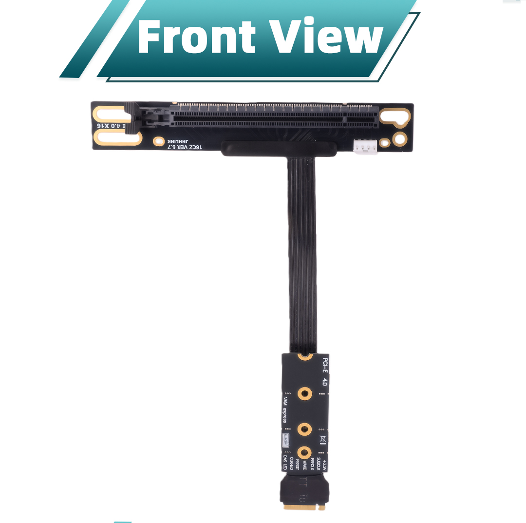 สายแปลง M.2 NVME เป็น PCIe X16 - Pcie 4.0 X16 Riser Cable 90 Degree บทวิจารณ์และราคา
