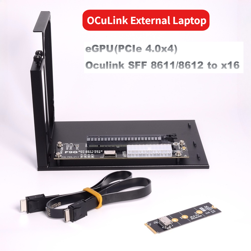 อะแดปเตอร์ F9G-BK7 EGPU Oculin - External Gpu Dock Pcie 4.0 Oculink บทวิจารณ์และราคา