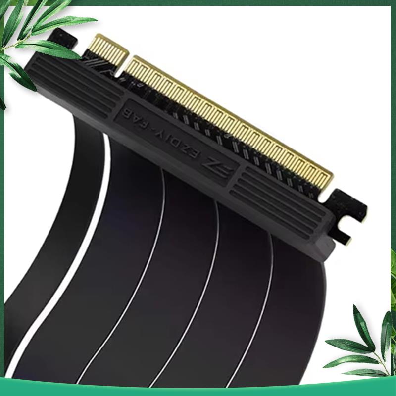 (ใหม่) แนวตั้ง GPU วงเล็บยึด P - Pcie 4.0 X16 Riser Cable 90 Degree บทวิจารณ์และราคา