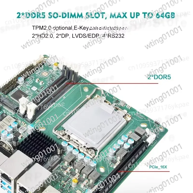 เมนบอร์ด Mini ITX รุ่นที่ 13 ส - Lga 1700 Ddr5 Itx Motherboard บทวิจารณ์และราคา