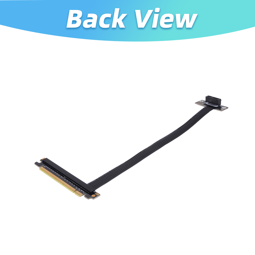 สายต่อ PCIe 4.0 / 3.0 X16 เป็น - Pcie 4.0 X16 Riser Cable 90 Degree บทวิจารณ์และราคา