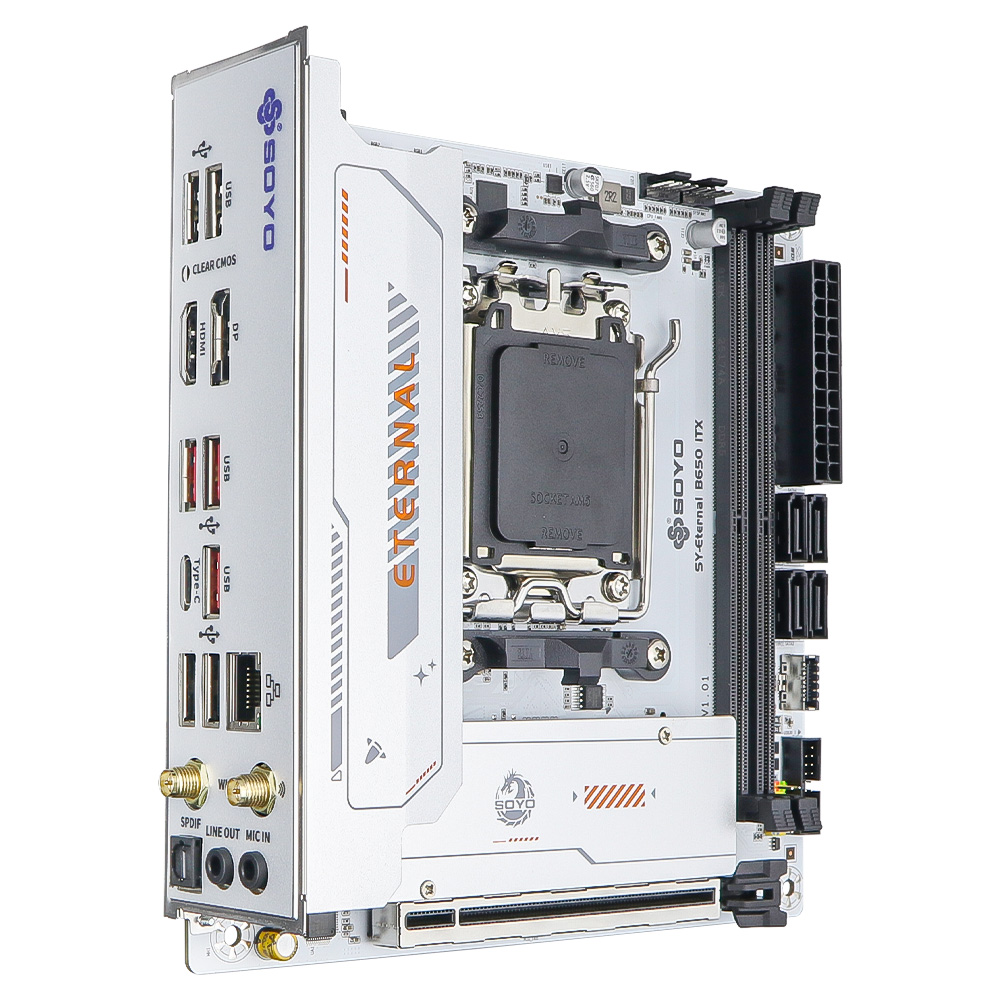 เมนบอร์ด SOYO Eternal B650ITX  - B650 Itx Motherboard Wifi บทวิจารณ์และราคา