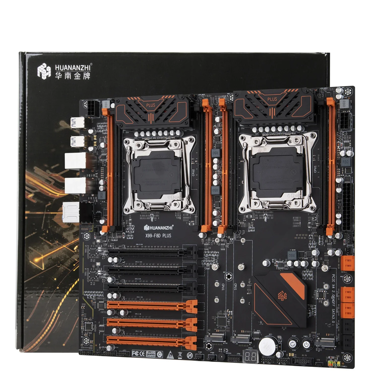 X99 F8D PLUS เมนบอร์ดคู่ X99 d - X99 Dual Cpu Motherboard Combo บทวิจารณ์และราคา